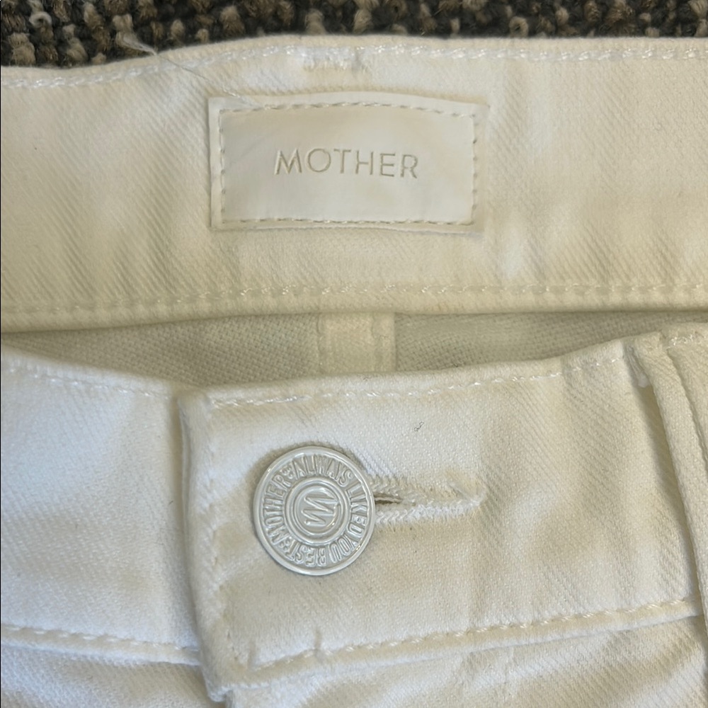 MOTHER insider crop glass slipper sz 24